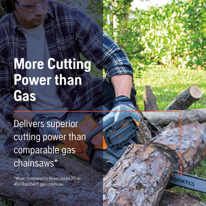 Husqvarna Power Axe 350i 18" cordless chainsaw, 40V, battery included