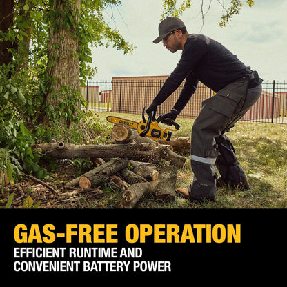 DEWALT 20V 12" chainsaw kit, battery & charger included